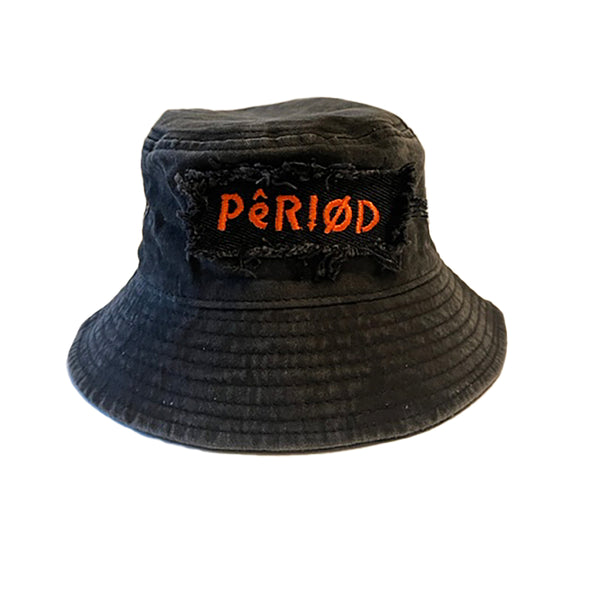 Orange Period Bucket Hat