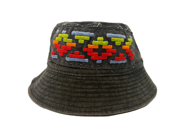 Multi-Colored Diamond Bucket Hat