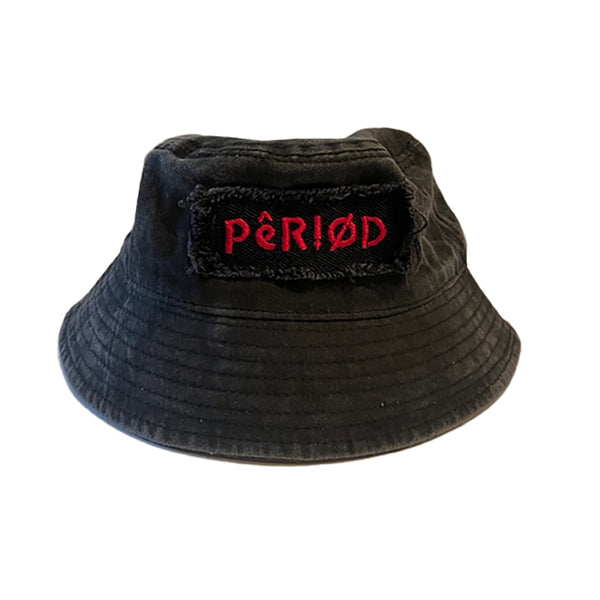 Red Period Bucket Hat